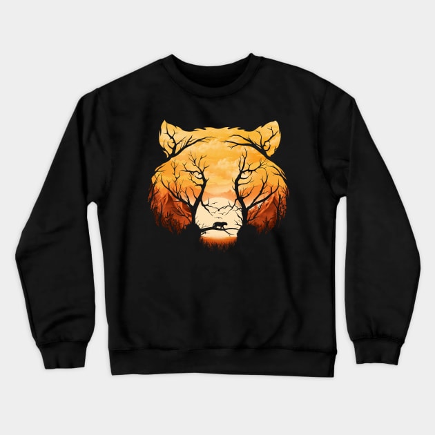 Wild Sunset Crewneck Sweatshirt by DANDINGEROZZ